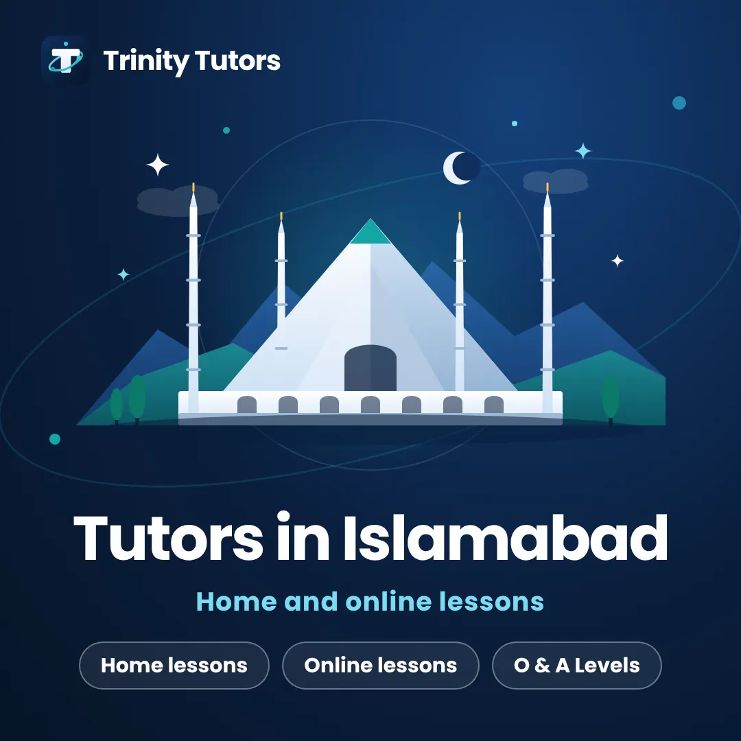 Home tutors in Islamabad: Faisal Mosque with the Margalla Hills