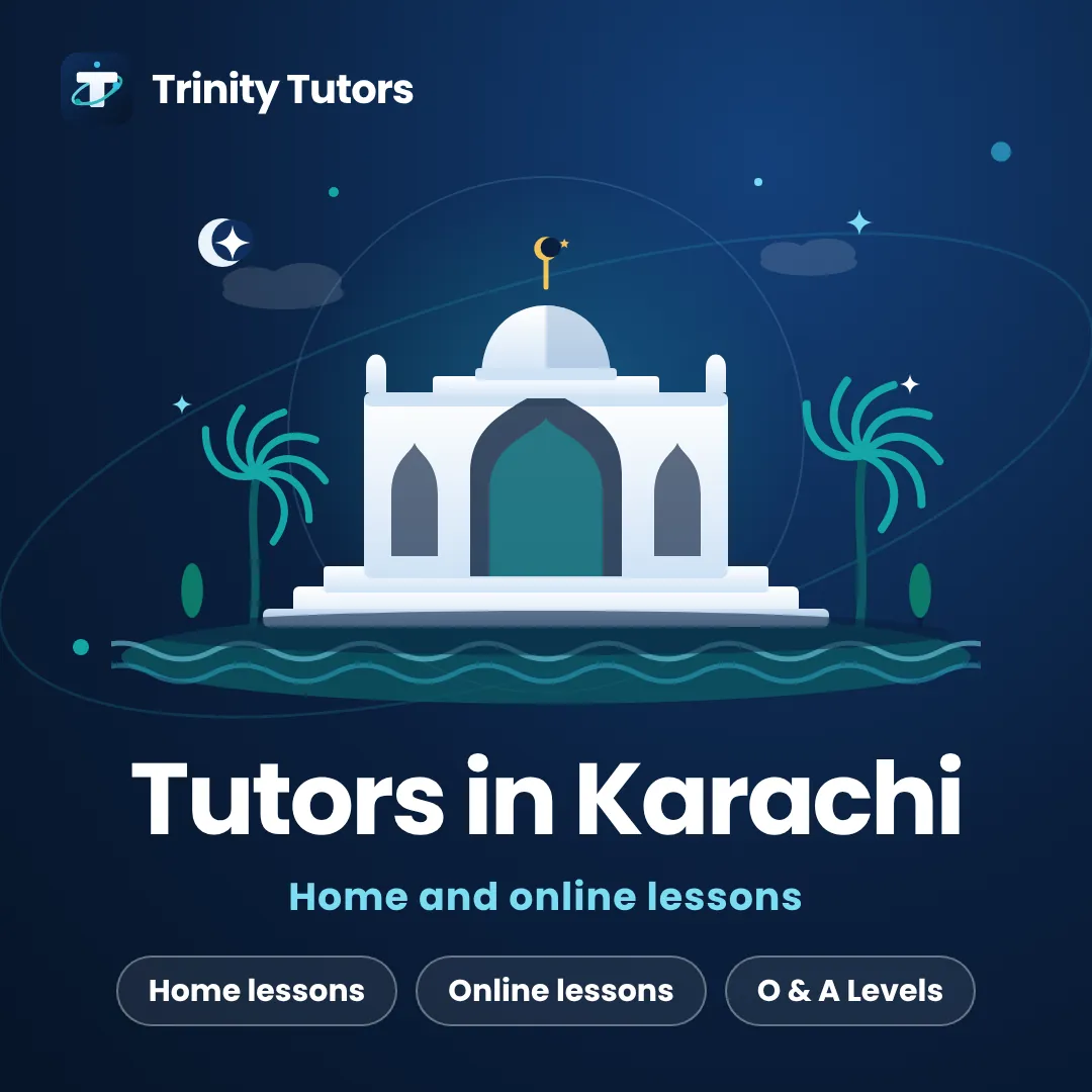 Home tutors in Karachi: Mazar-e-Quaid with palms and the sea