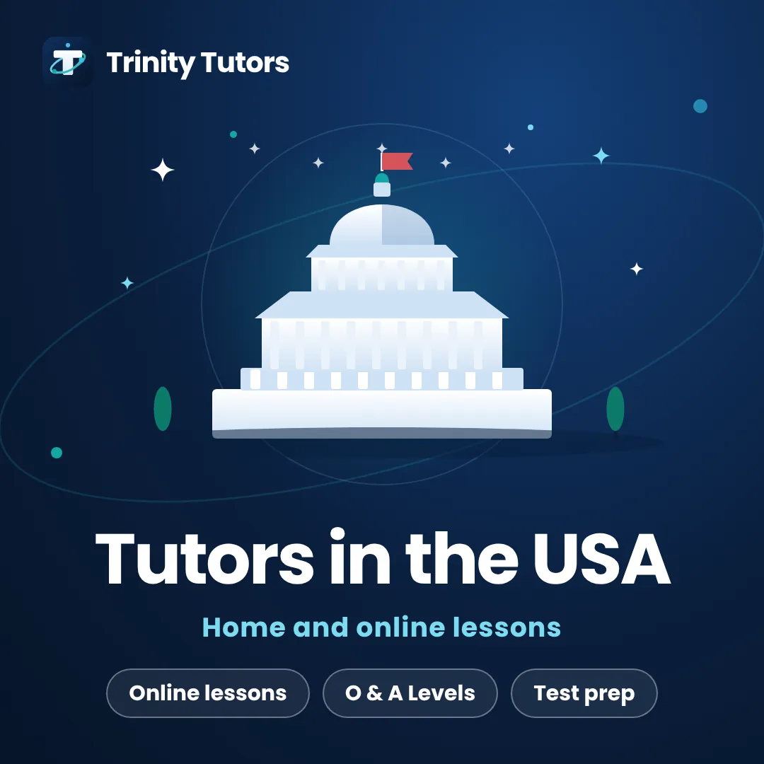 Online tutors for students in United States: Capitol-style domed building with a flag